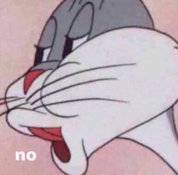 bugs saying no